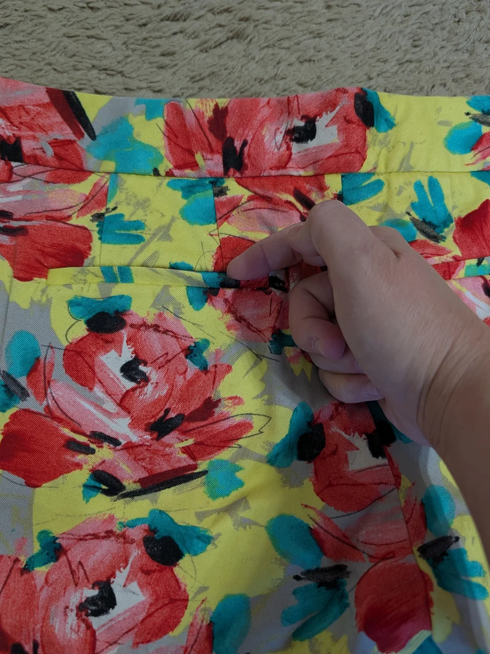 J. Crew bold floral